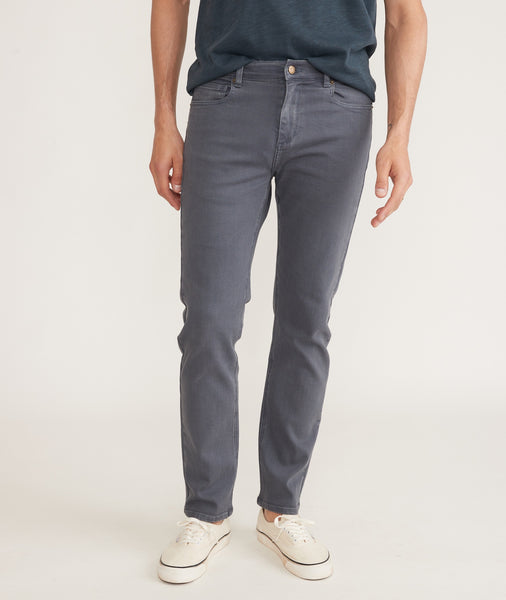 Marine Layer 5 Pocket Twill Slim Fit Pant in Natural for Men