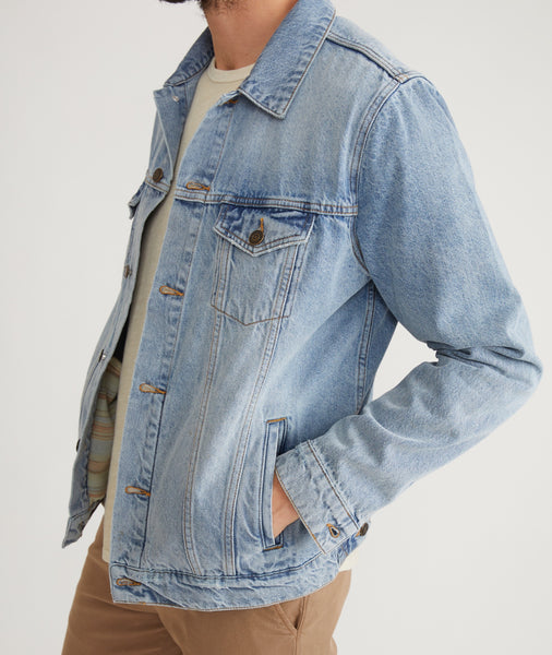 light wash denim jacket mens