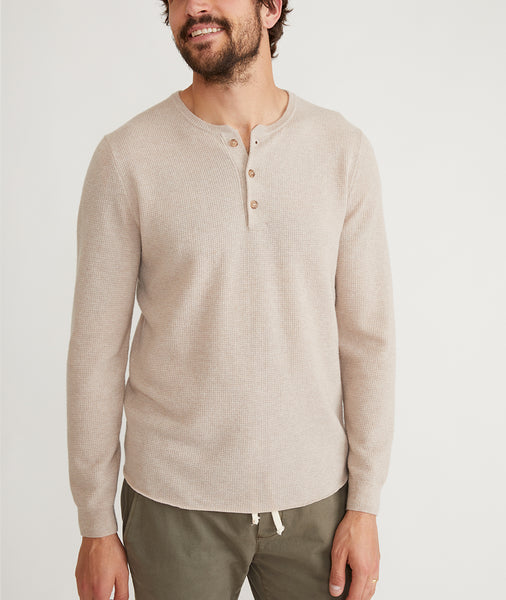 Merino Blend Sweater Henley