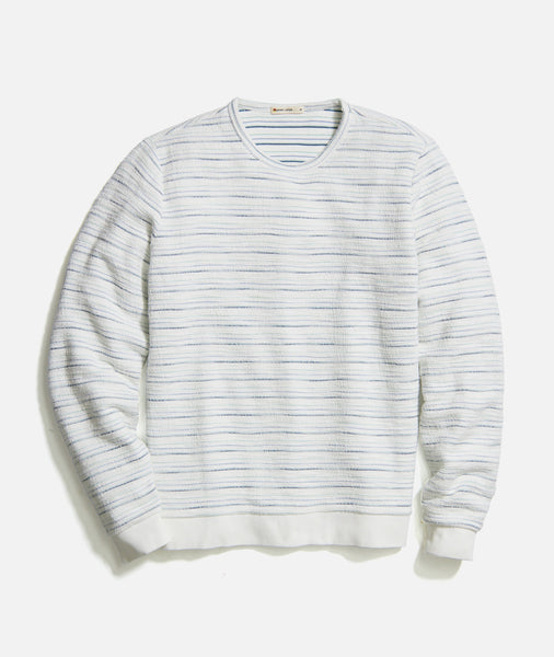 High quality Supreme Textured stripe crewneck