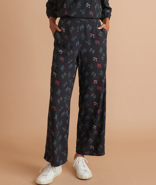 KIDILL 21AW floral switching pants