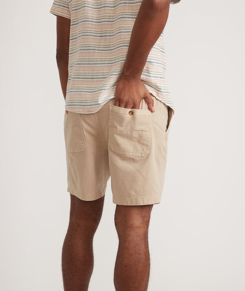 AMĒNAH Faro Cotton Shorts