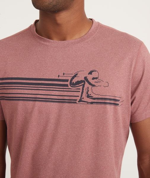 Marine Layer Sport Graphic Tee in Midnight Navy