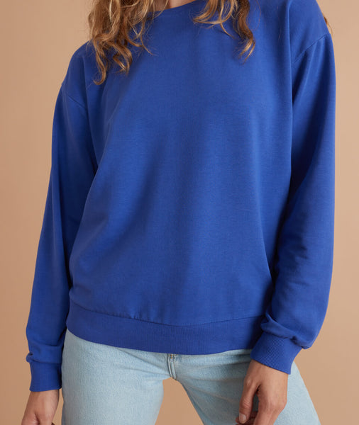 Sundown Oversized Sweatshirt in Spectrum Blue