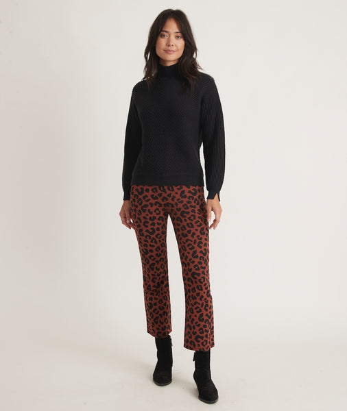 High Waisted Soft Touch Cheetah Print Flared Pants – The Bowerbird  Collective