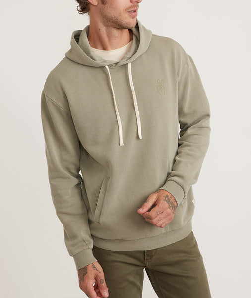 Garment Dye Graphic Hoodie in Vetiver – Marine Layer