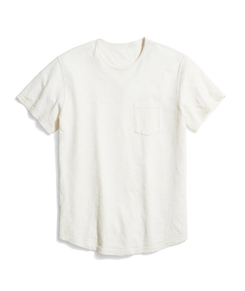 Xssential Racer Baby Pocket Tee in White