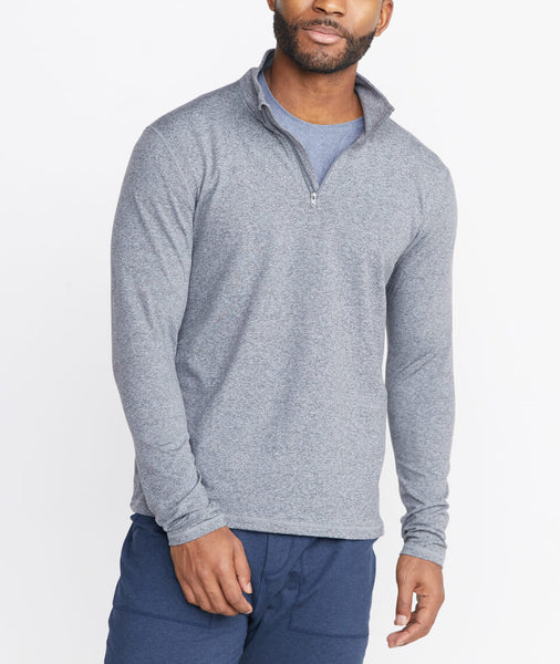 HERO-4020 Unisex Quarter Zip Sweatshirt - Sport Grey – Just Like Hero