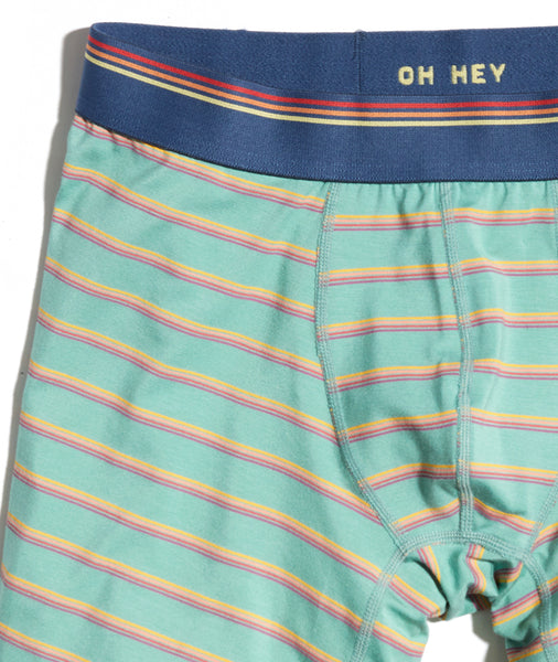 Best Boxer Briefs Ever- Navy Sunset stripe – Grizzly Menswear