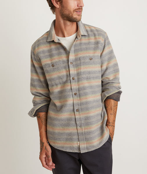 Graphic Trim Wool Overshirt - Ready-to-Wear 1ABRO1