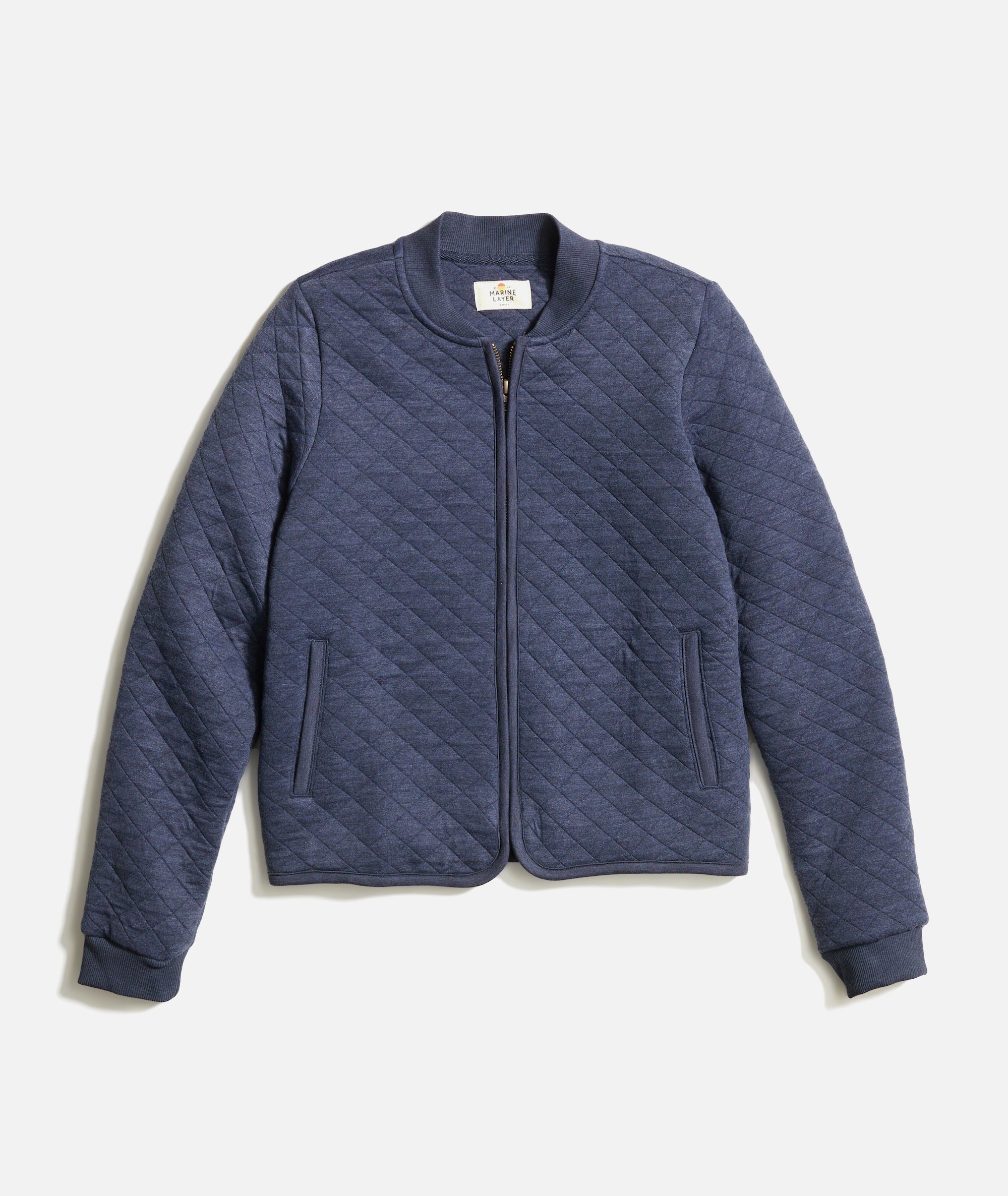 Women's Corbet Quilted Bomber Navy