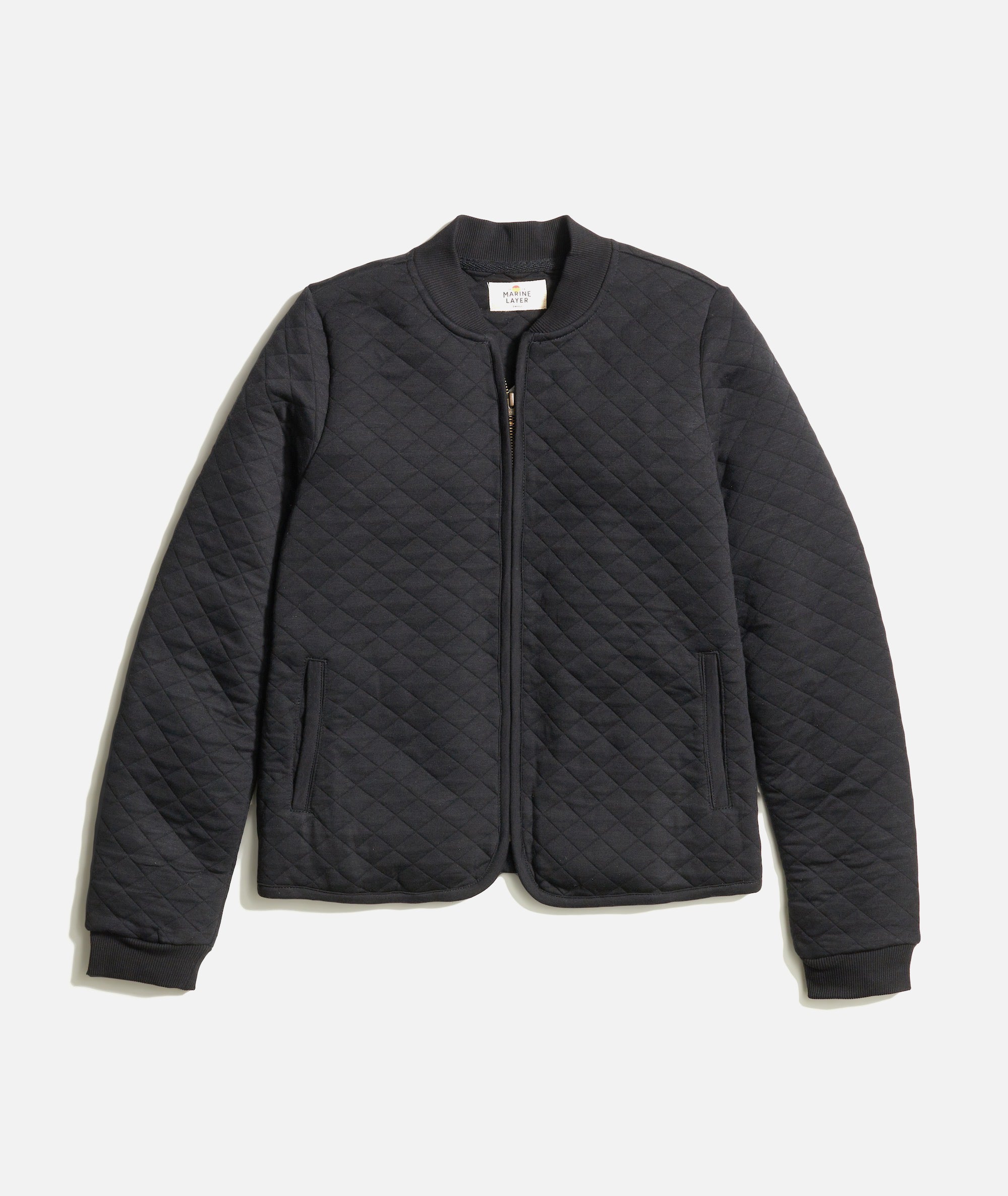 Women's Corbet Quilted Bomber Black