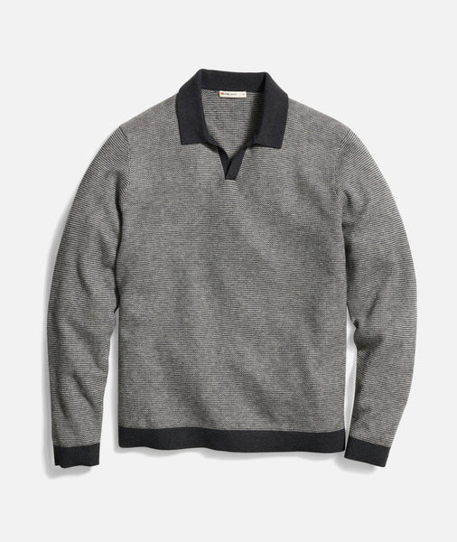 Liam Long Sleeve Sweater Polo