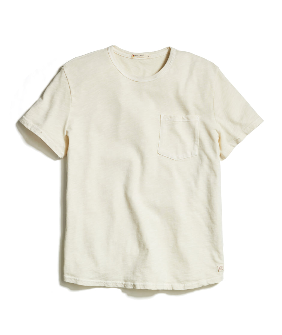 Vintage Heavy Slub Pocket Tee