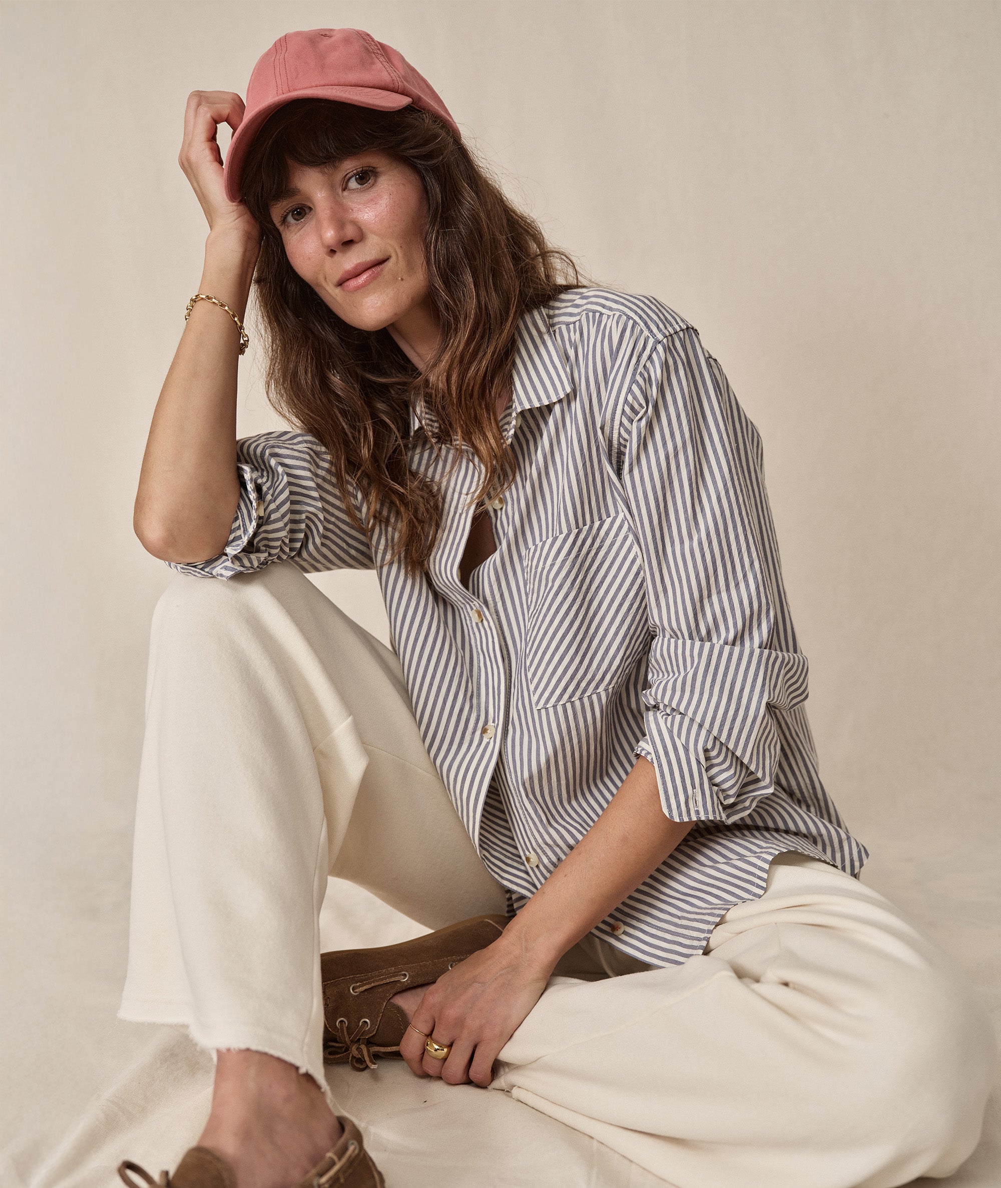 Jane Relaxed Shirt Cali Poplin