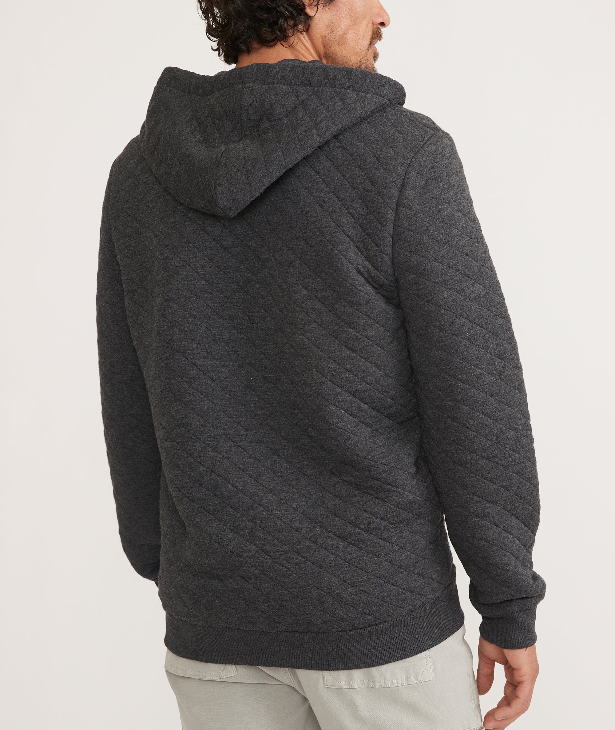 Corbet Quilted Full Zip Hoodie