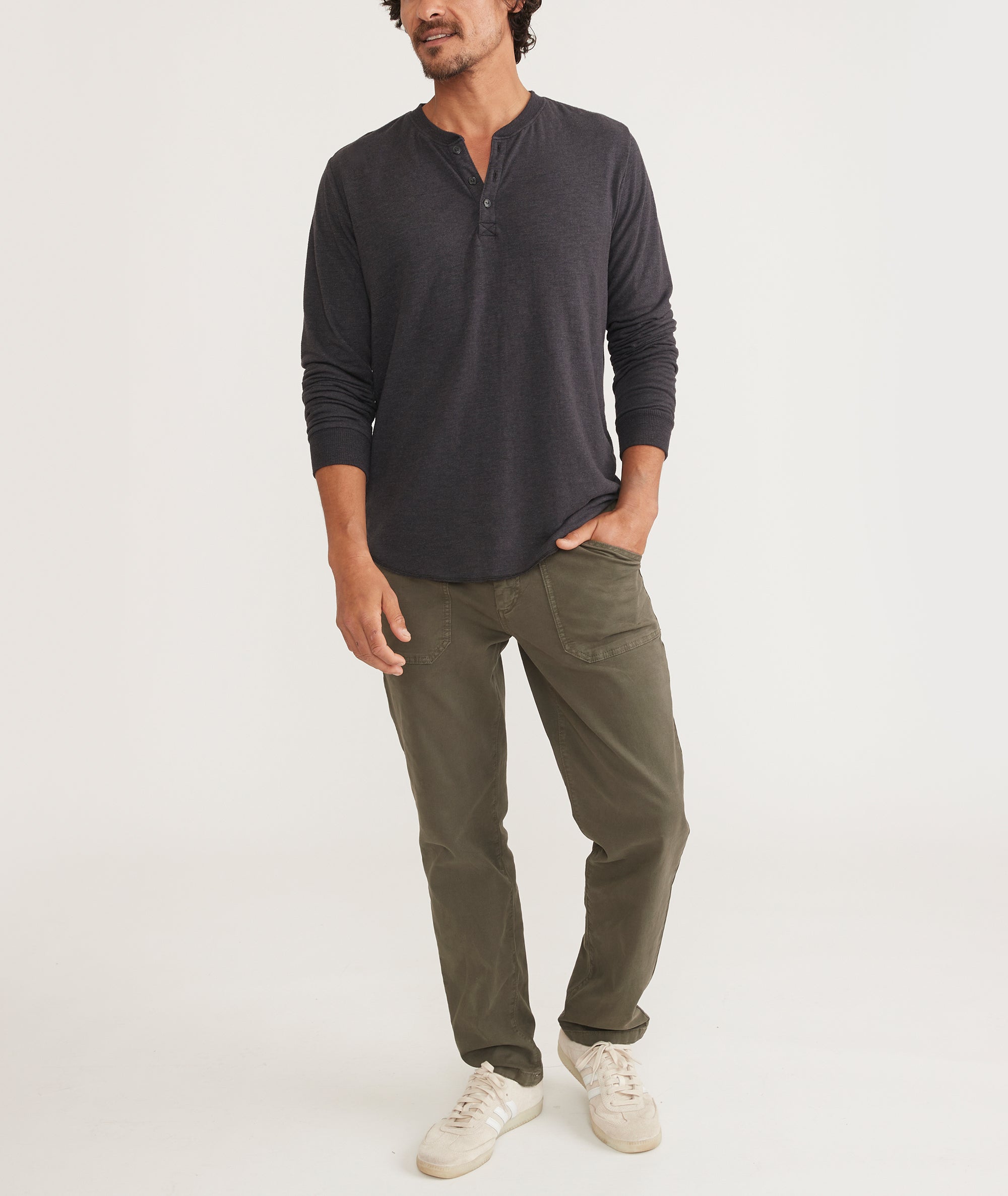 Double Knit Henley