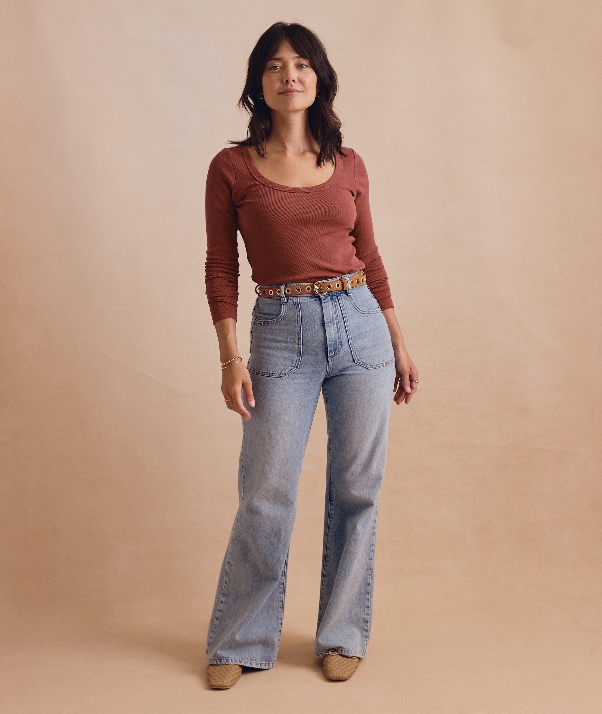 Bridget Denim Flare Pant