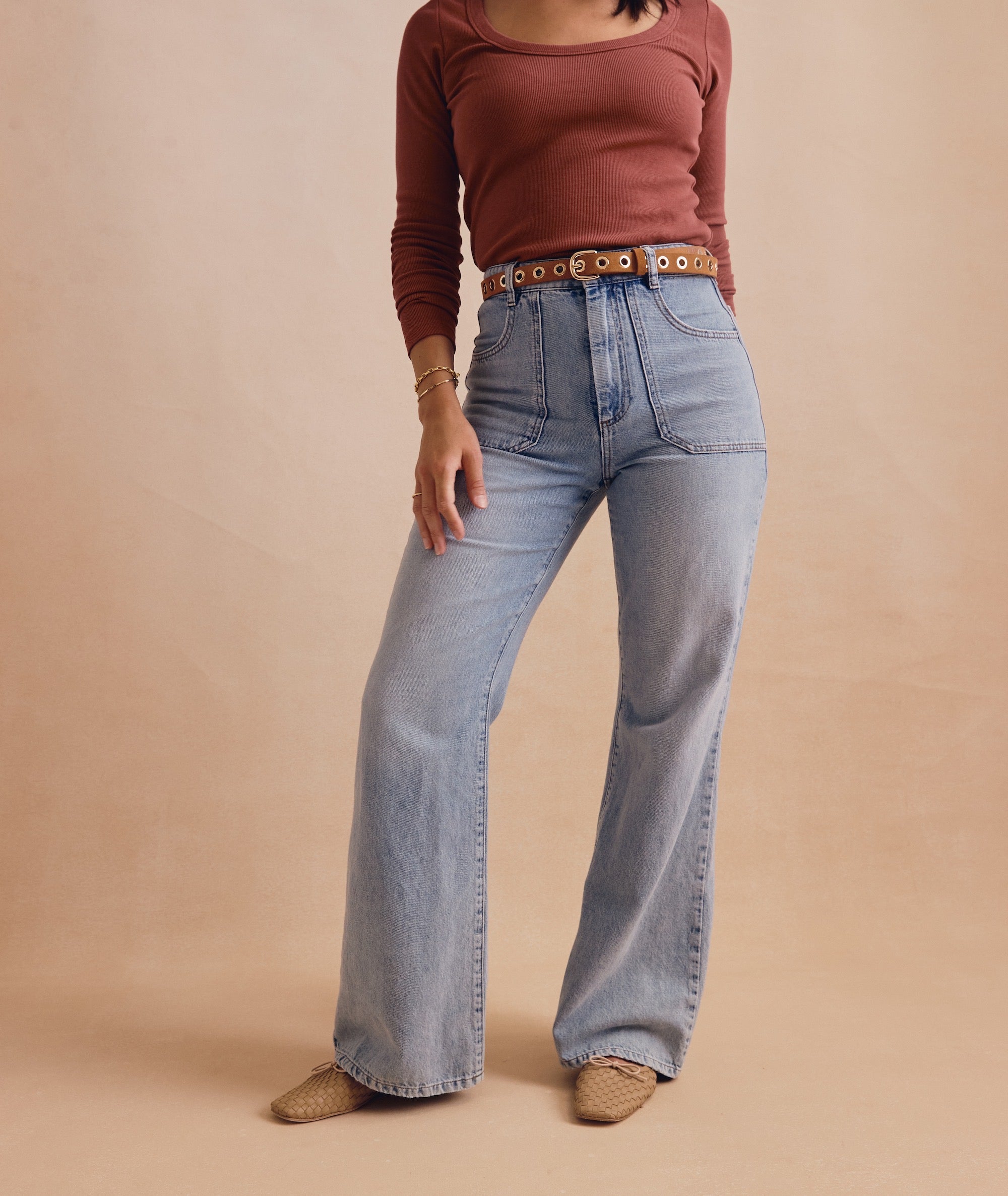 Bridget Denim Flare Pant