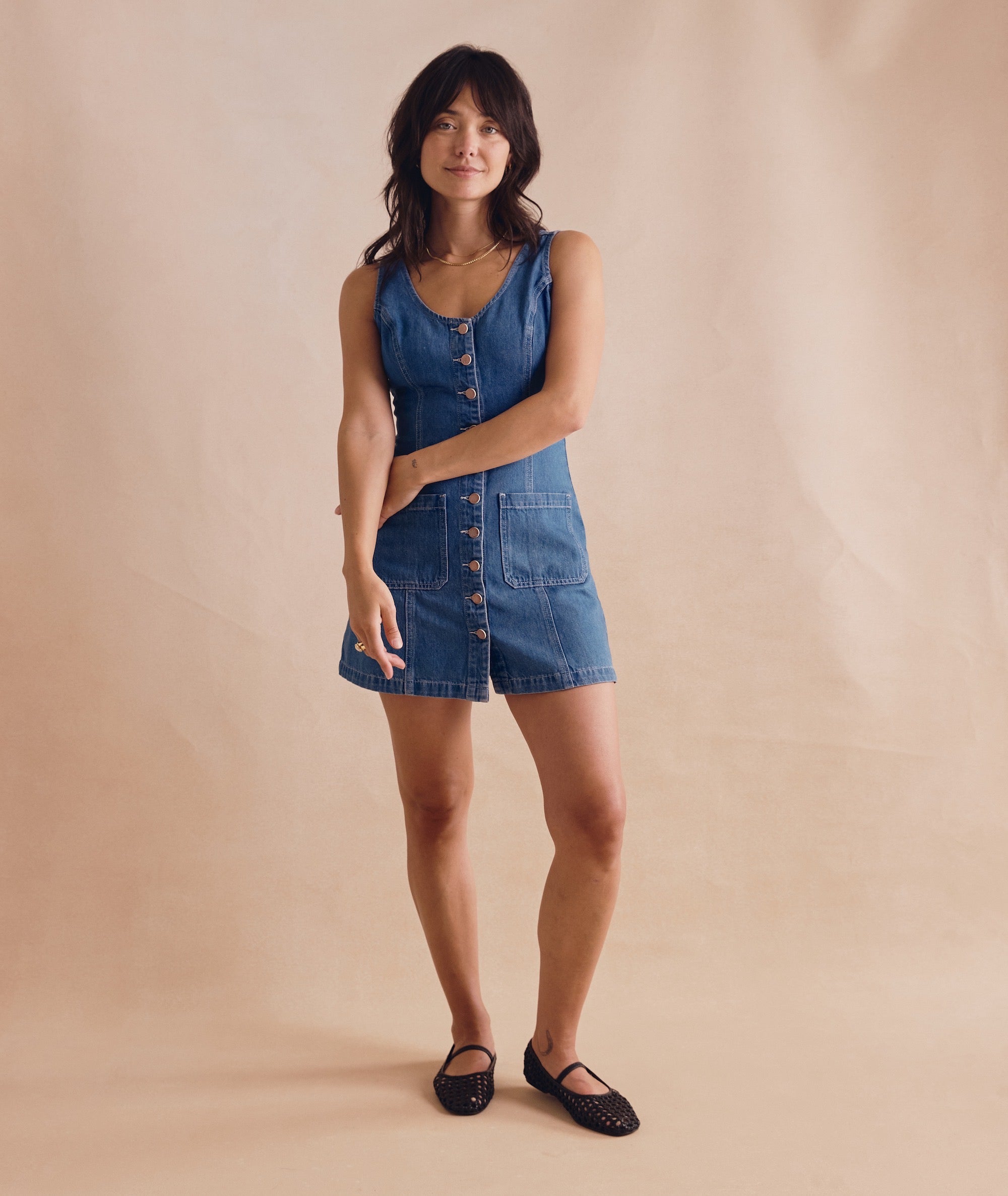 Daisy Denim Mini Dress