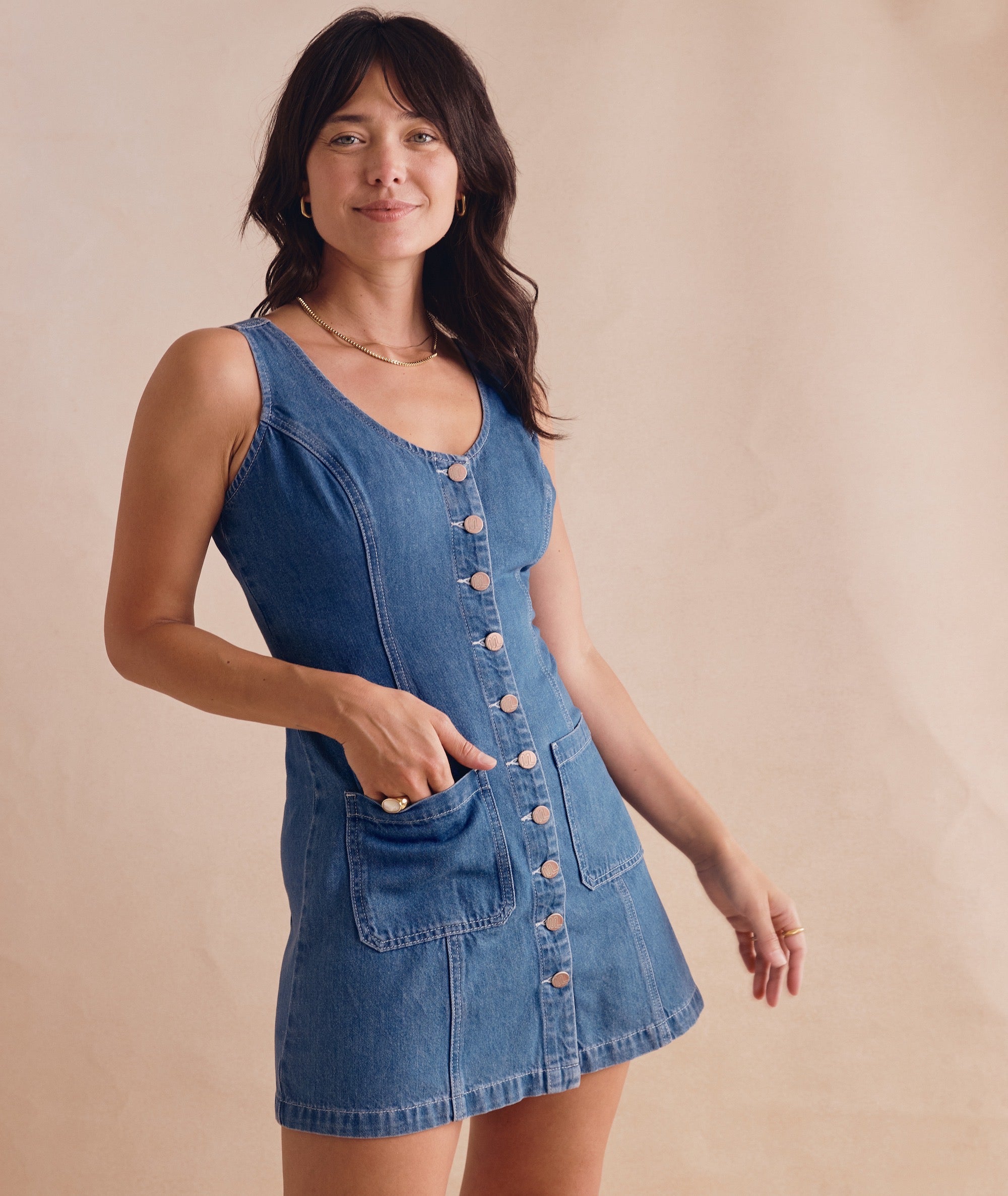 Daisy Denim Mini Dress