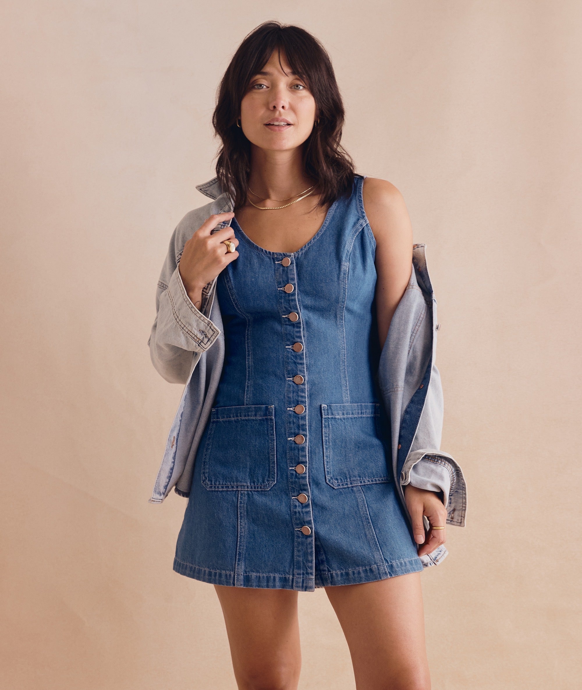 Daisy Denim Mini Dress