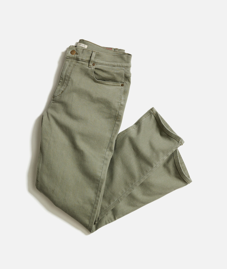 5 Pocket Athletic Fit Twill Pant