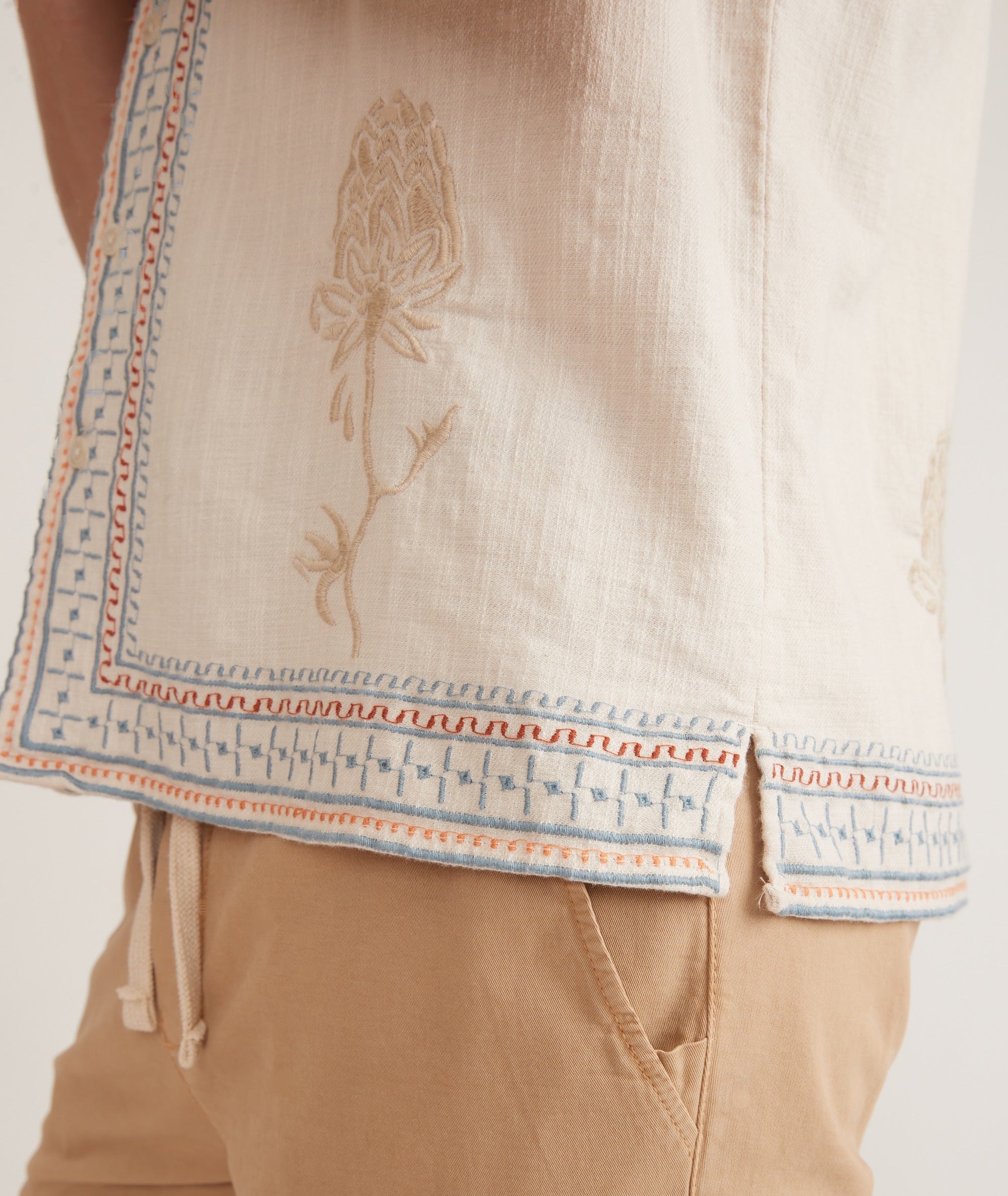 Embroidered Resort Shirt