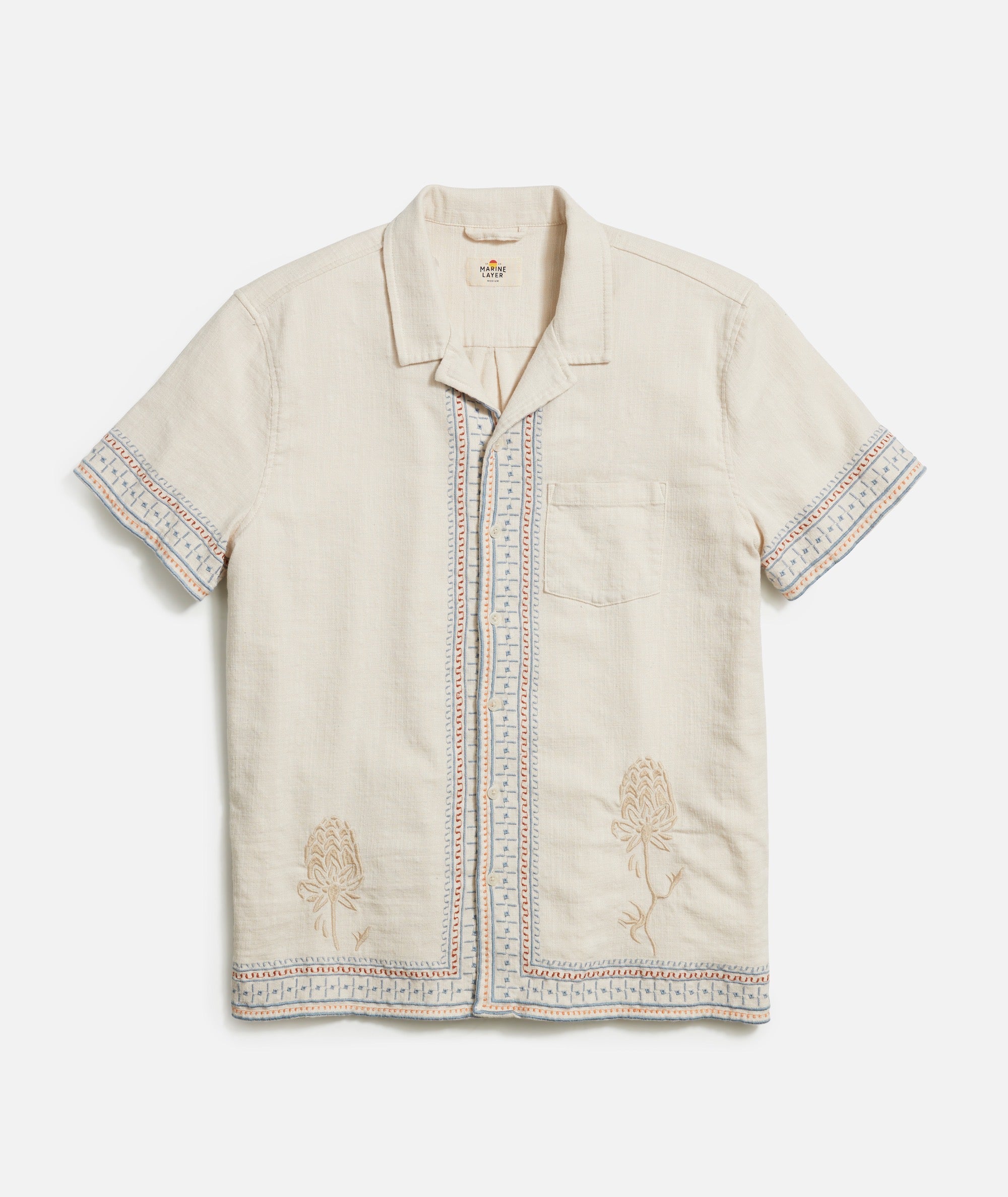 Embroidered Resort Shirt