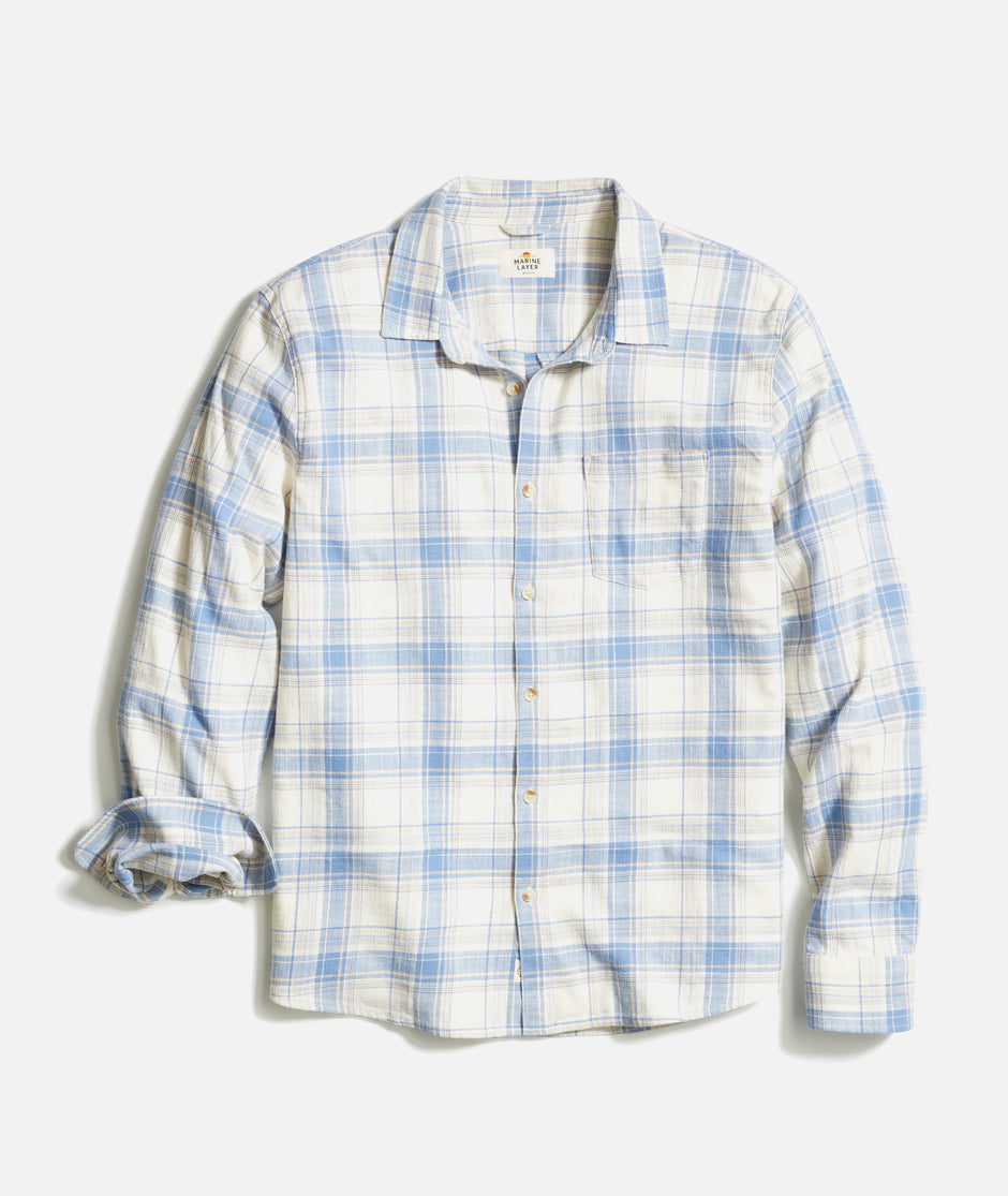 Stretch Selvage Long Sleeve Shirt