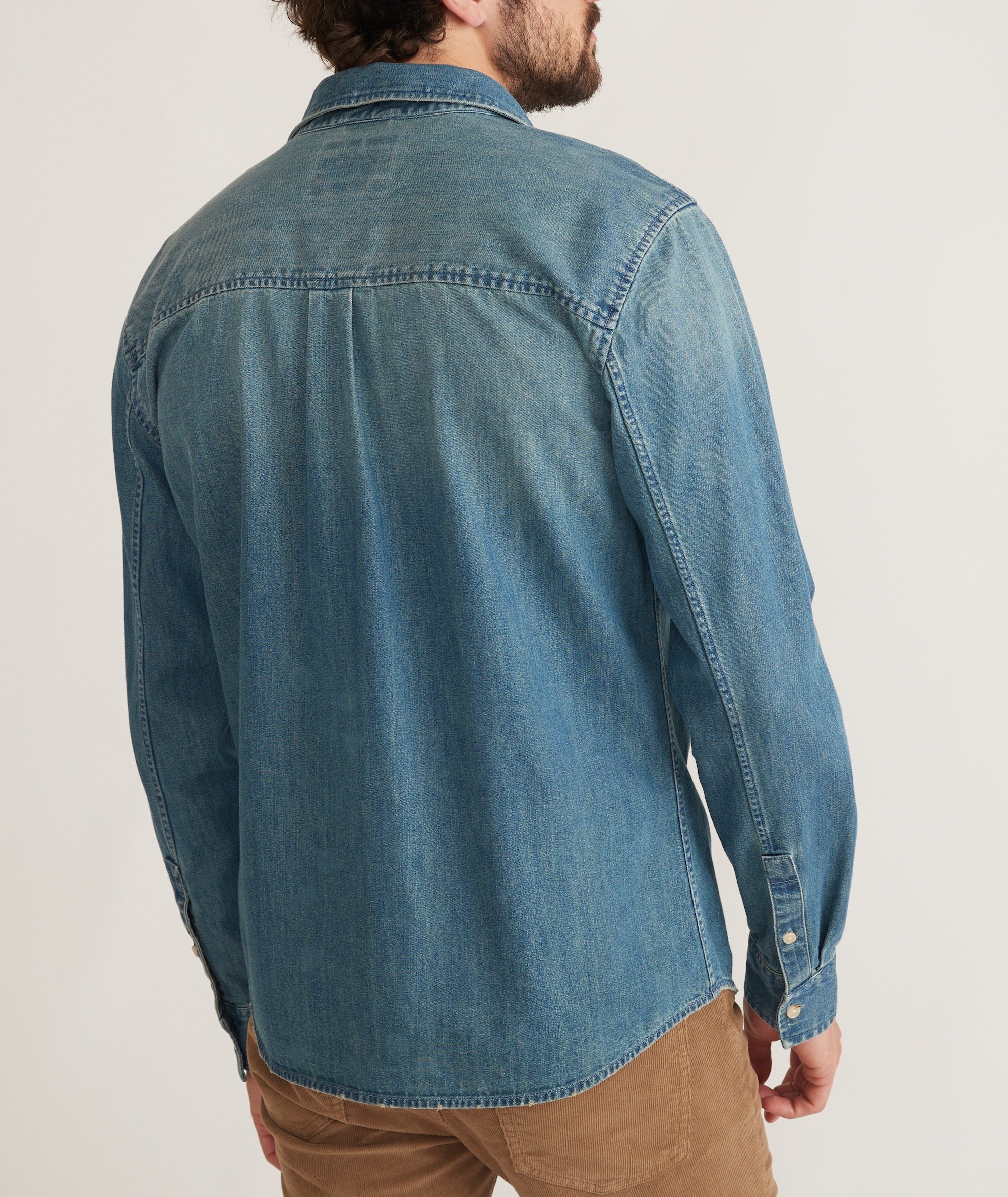 Long Sleeve Classic Denim Shirt