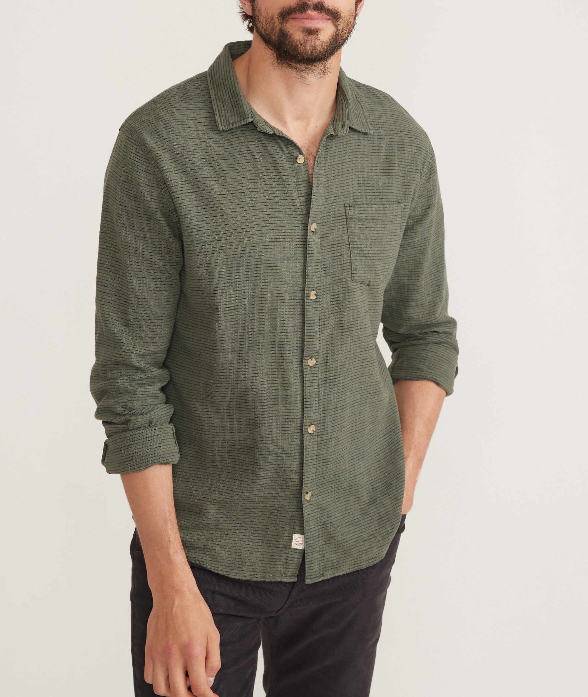 Stretch Selvage Long Sleeve Shirt – Marine Layer