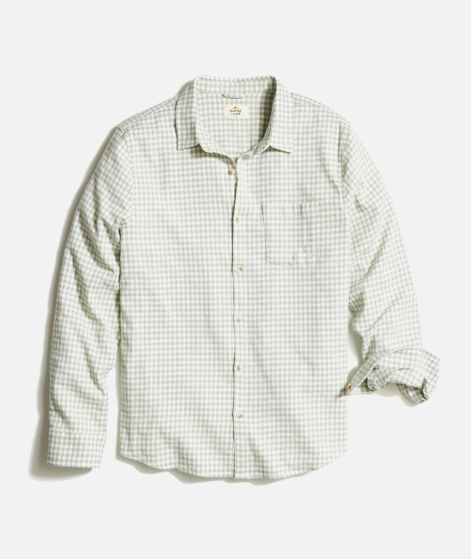 Stretch Selvage Long Sleeve Shirt