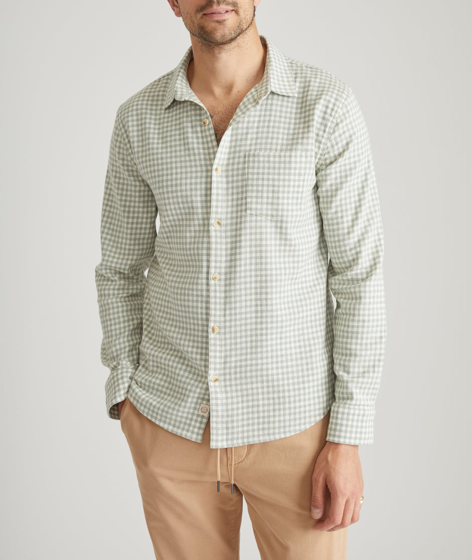 Stretch Selvage Long Sleeve Shirt