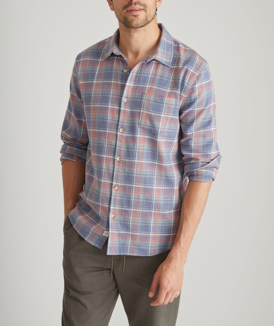 Stretch Selvage Long Sleeve Shirt