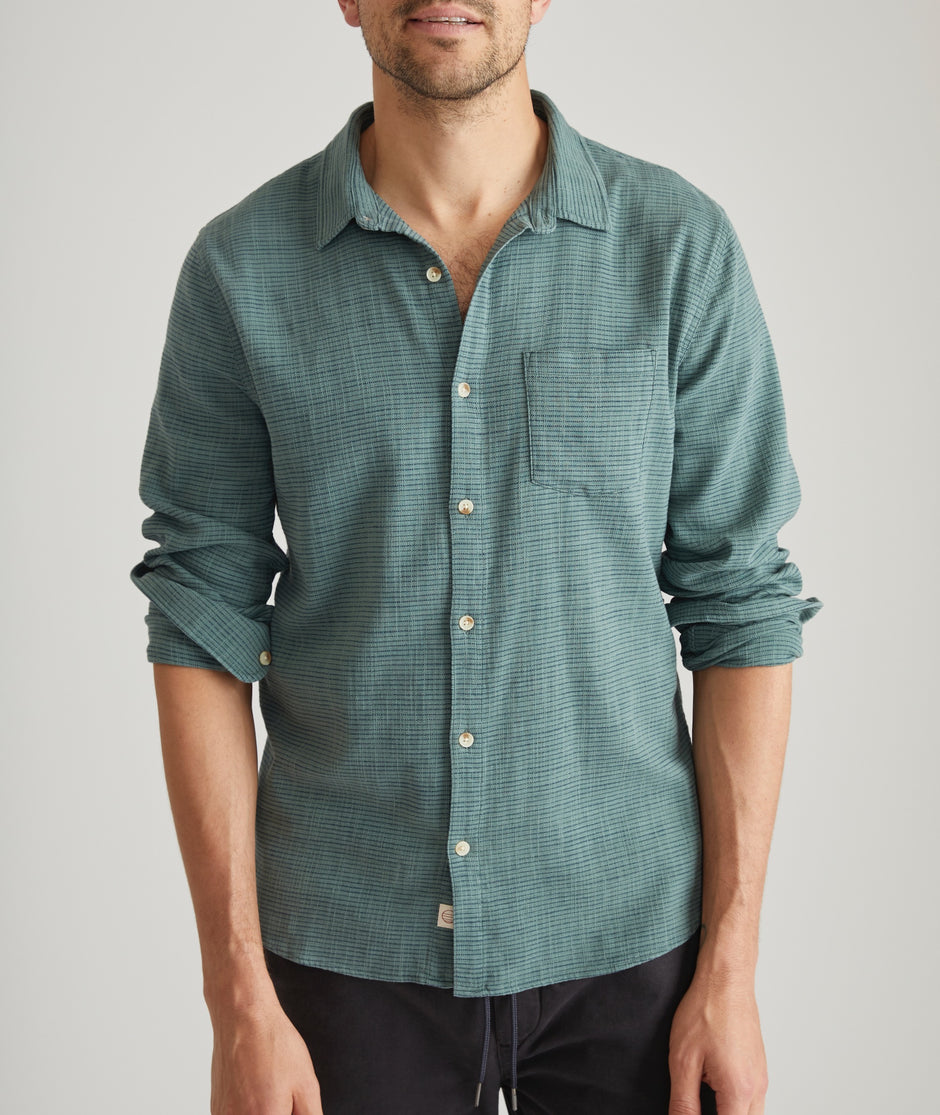 Stretch Selvage Long Sleeve Shirt