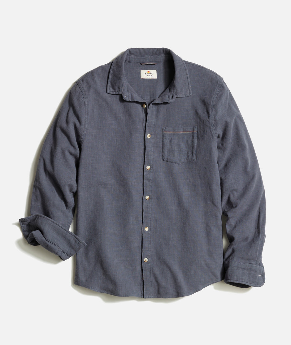 Stretch Selvage Long Sleeve Shirt