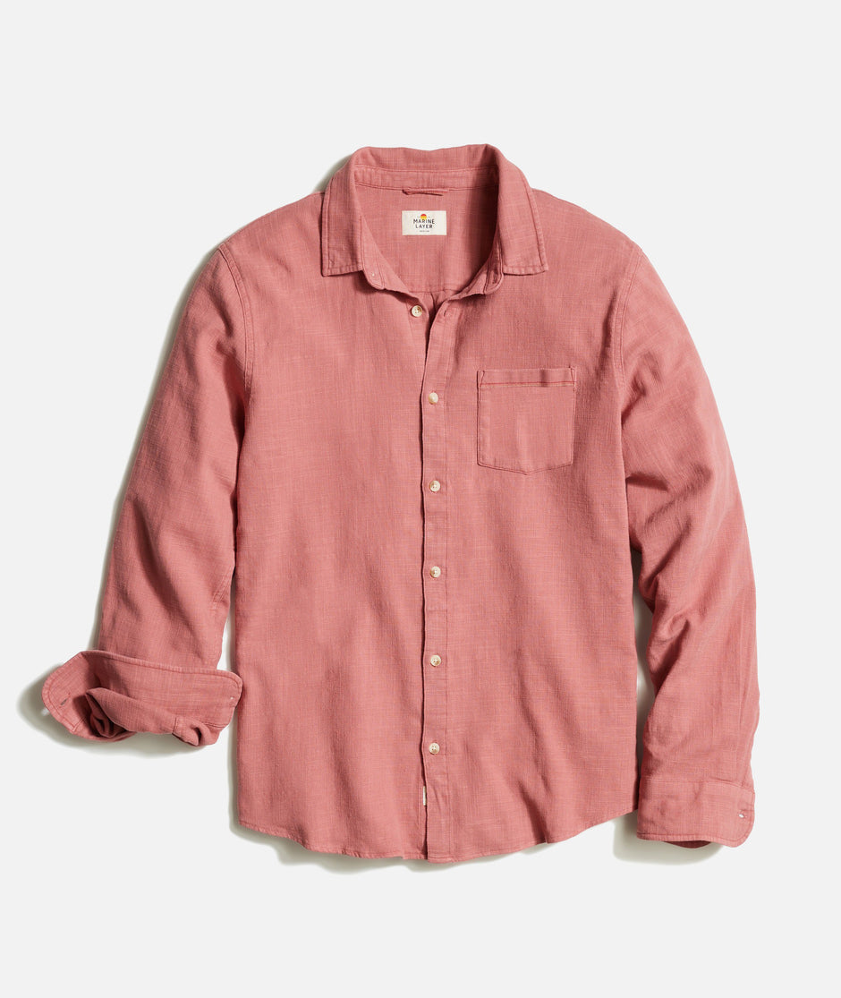 Stretch Selvage Long Sleeve Shirt