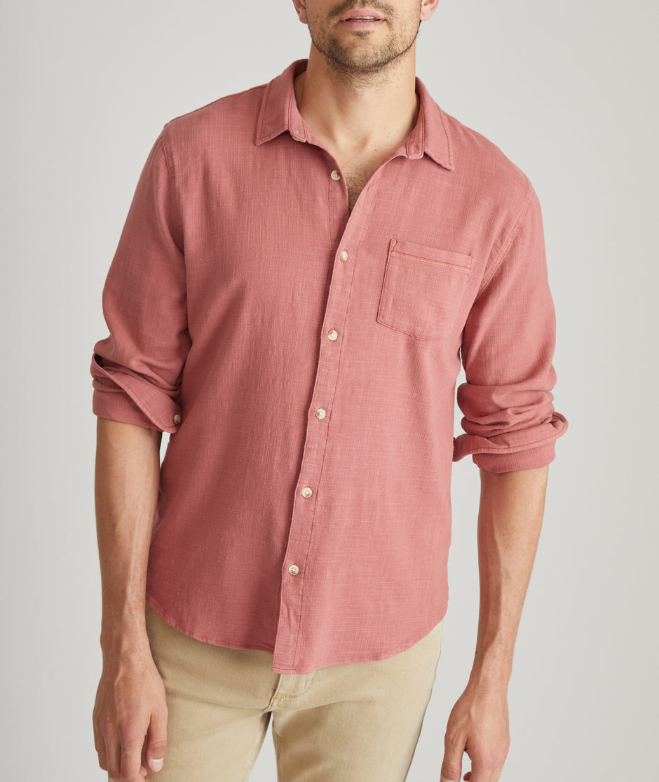 Stretch Selvage Long Sleeve Shirt