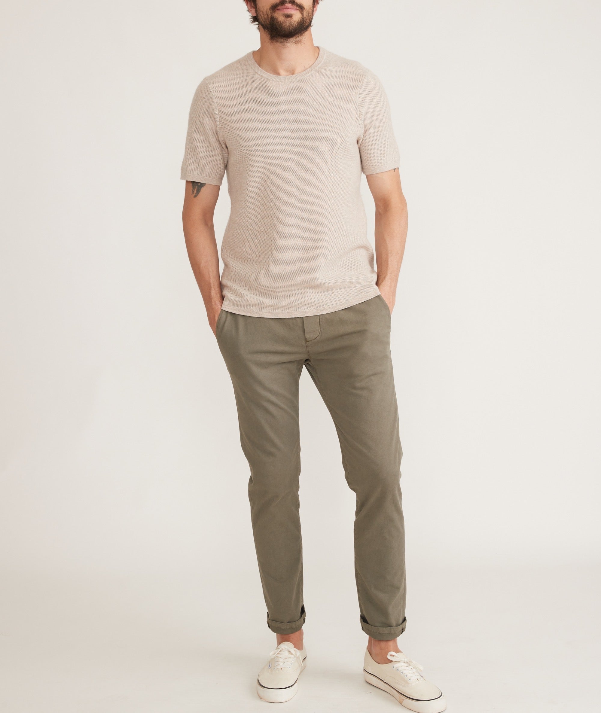 Merino Blend Sweater Tee