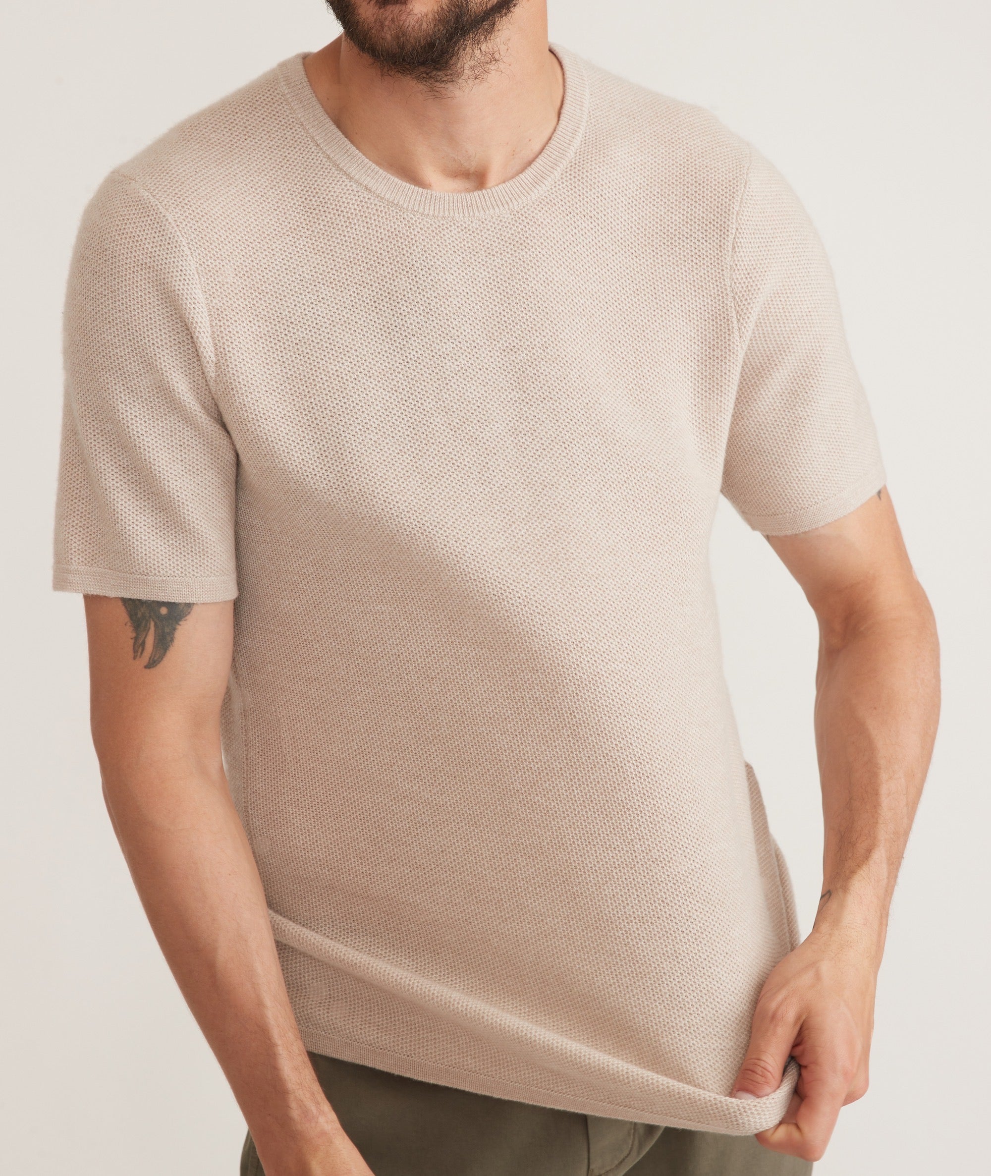 Merino Blend Sweater Tee