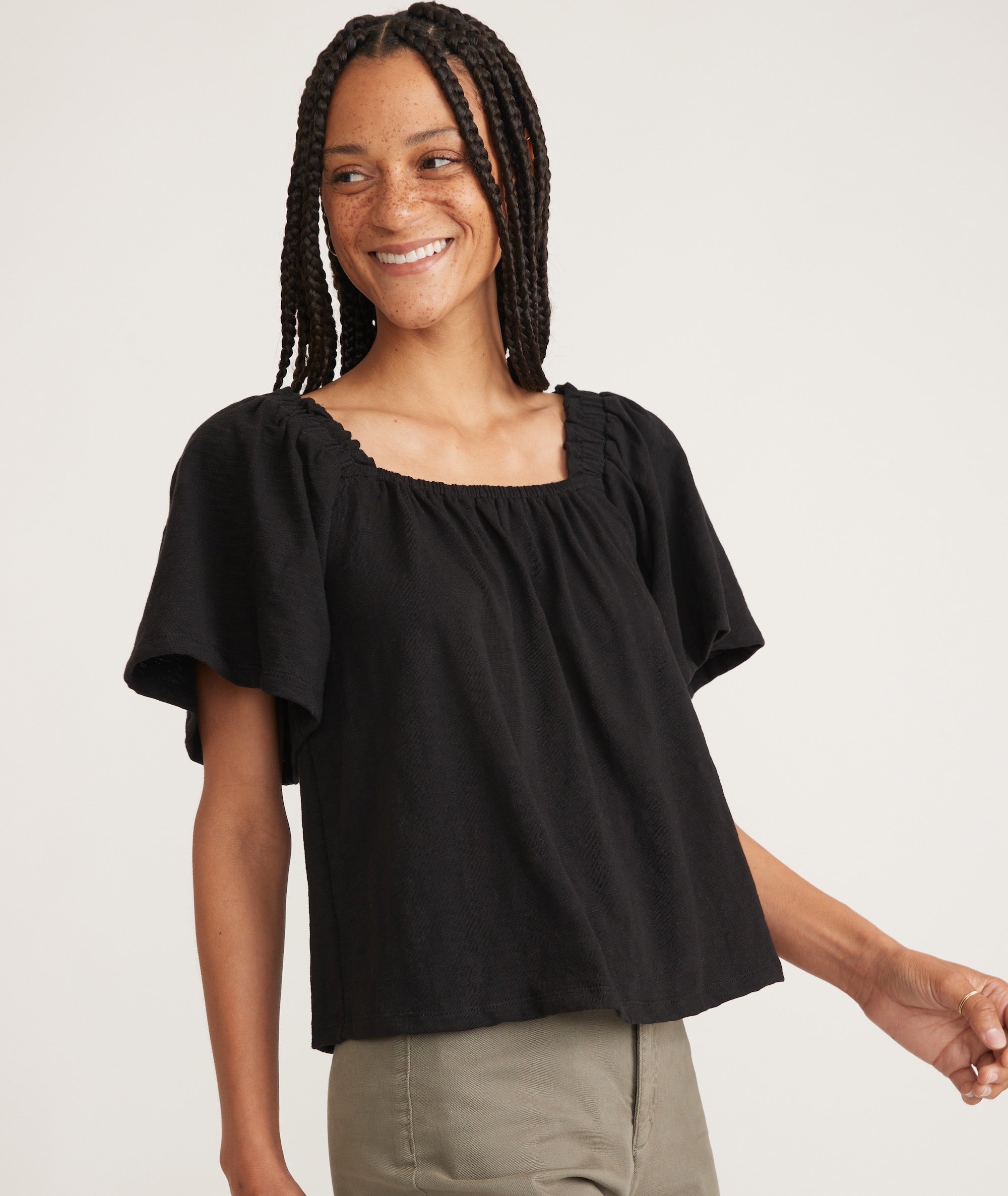 Constance Square Neck Top