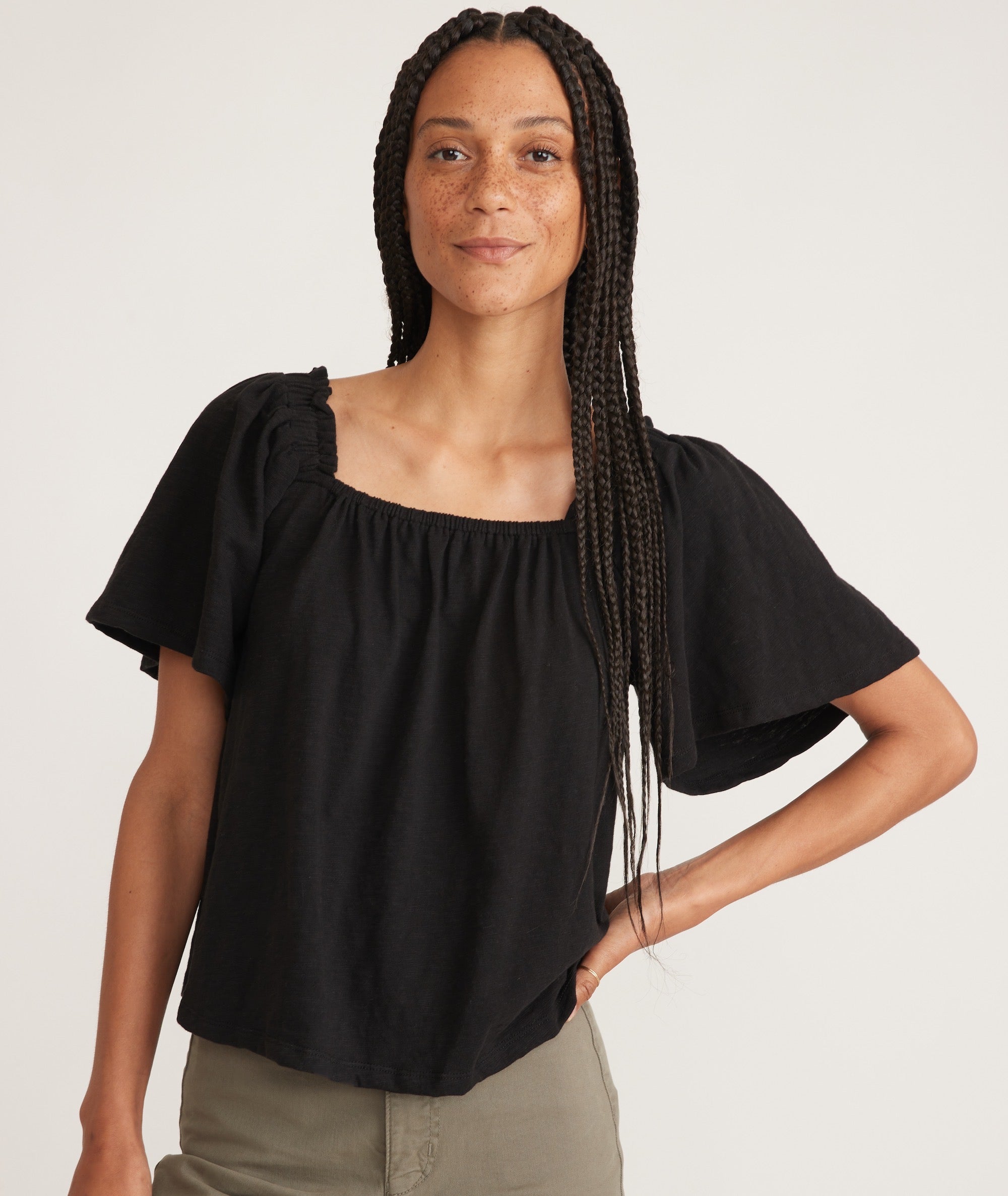 Constance Square Neck Top