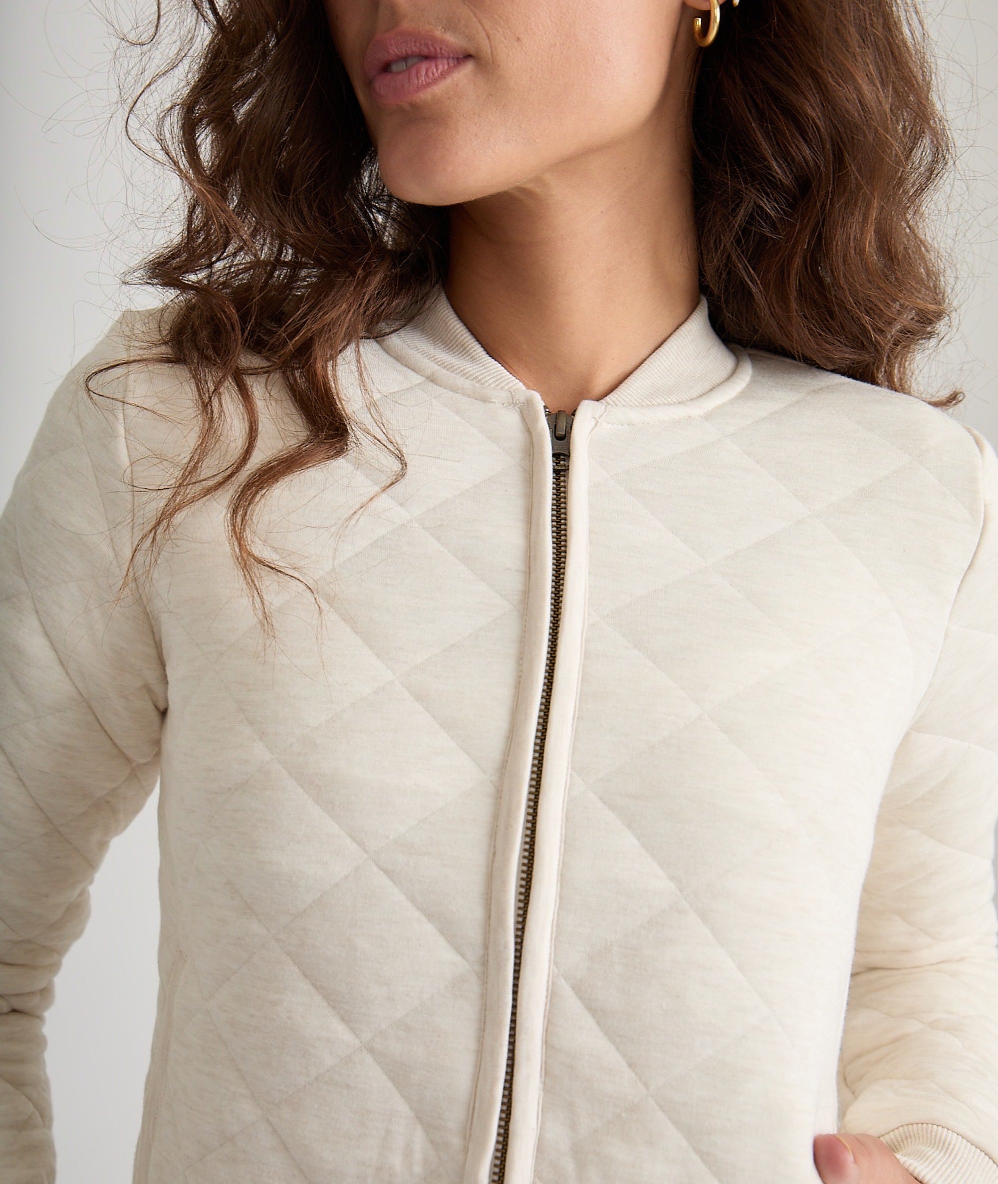 Corbet Quilted Bomber