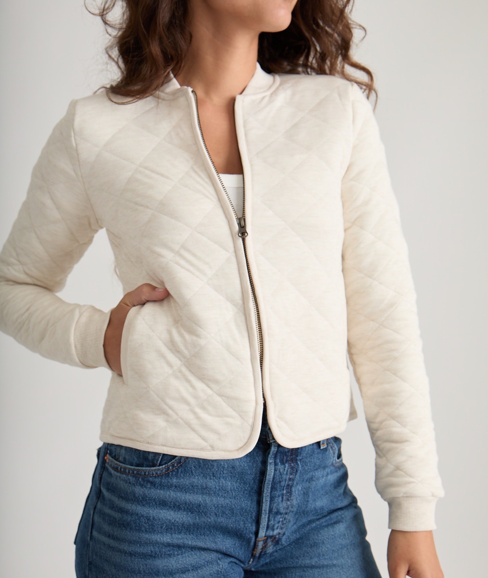 Corbet Quilted Bomber