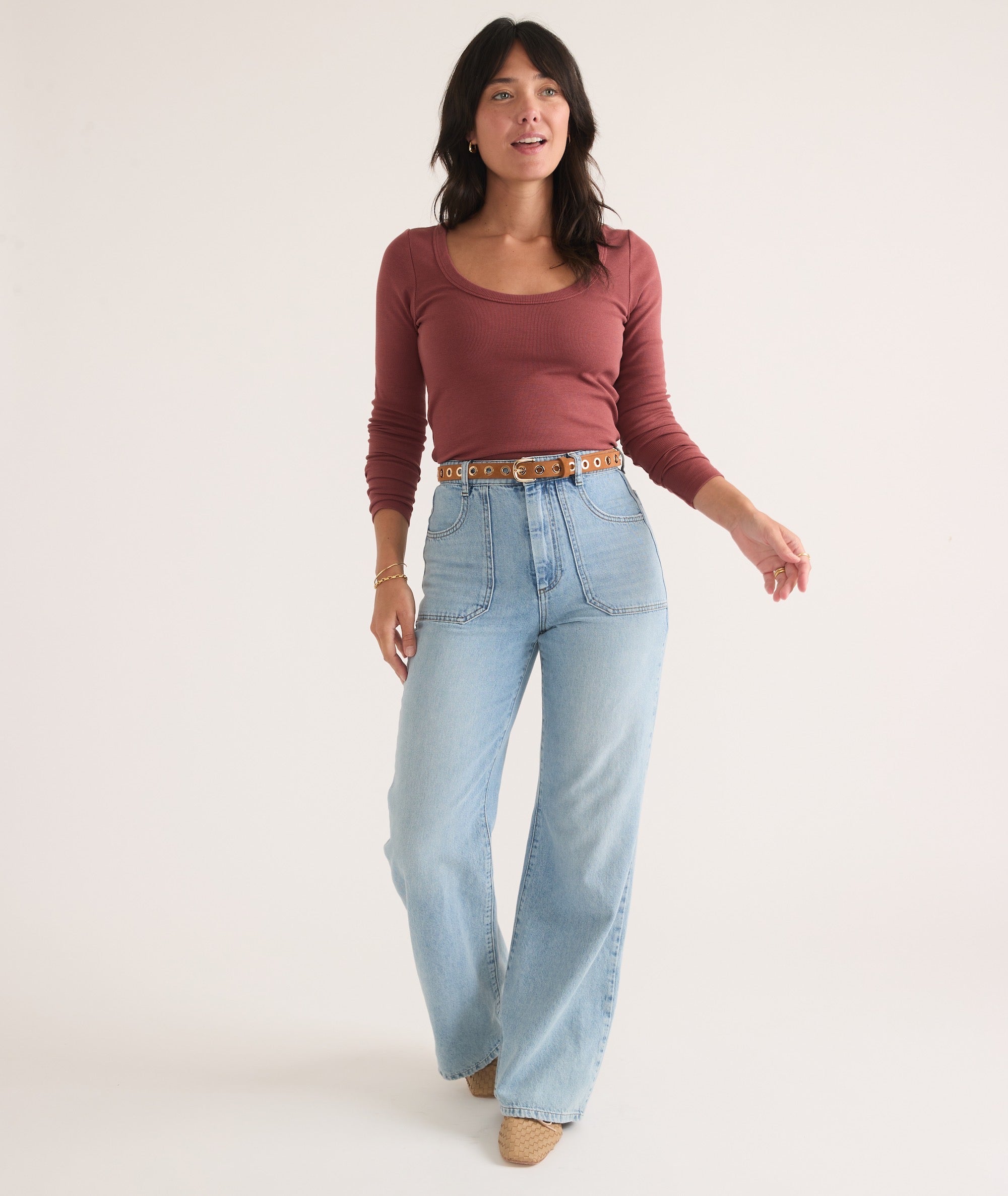 Bridget Denim Flare Pant