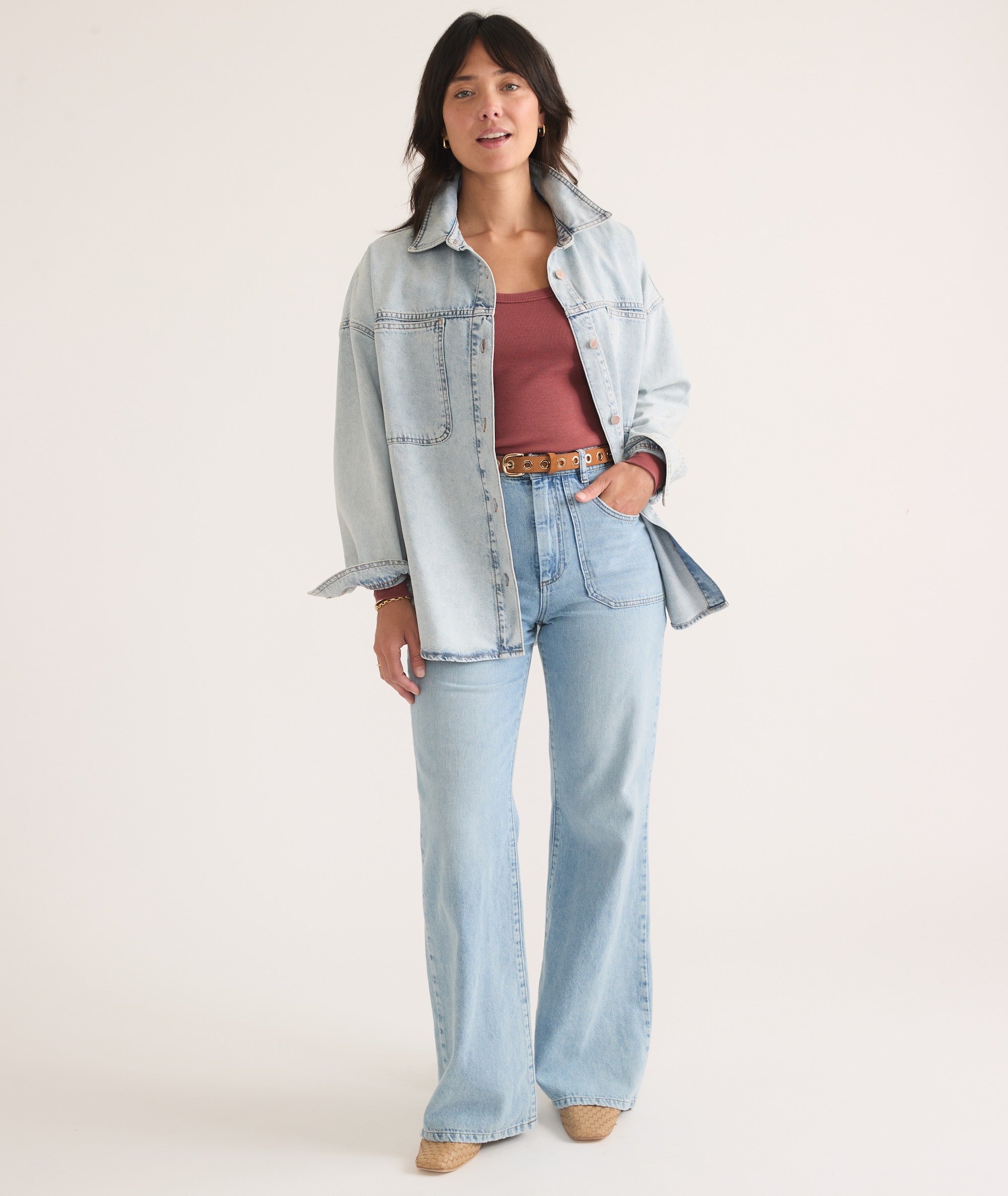 Bridget Denim Flare Pant