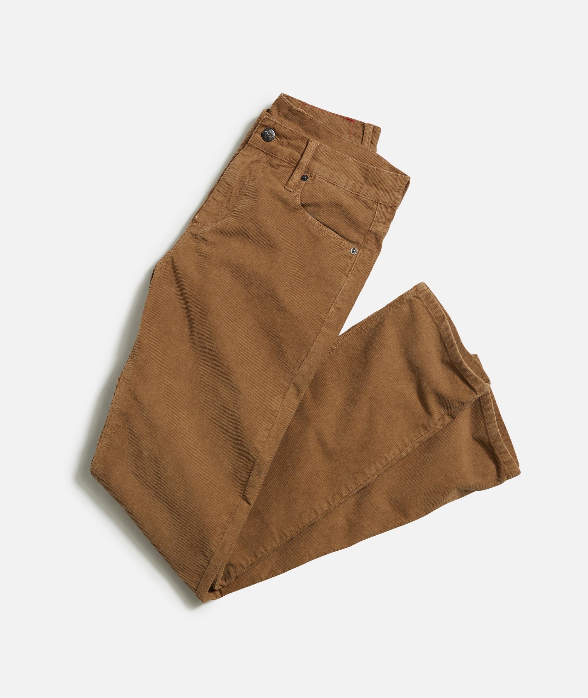 Regular Fit Cotton Wide-Wale Corduroy Pants