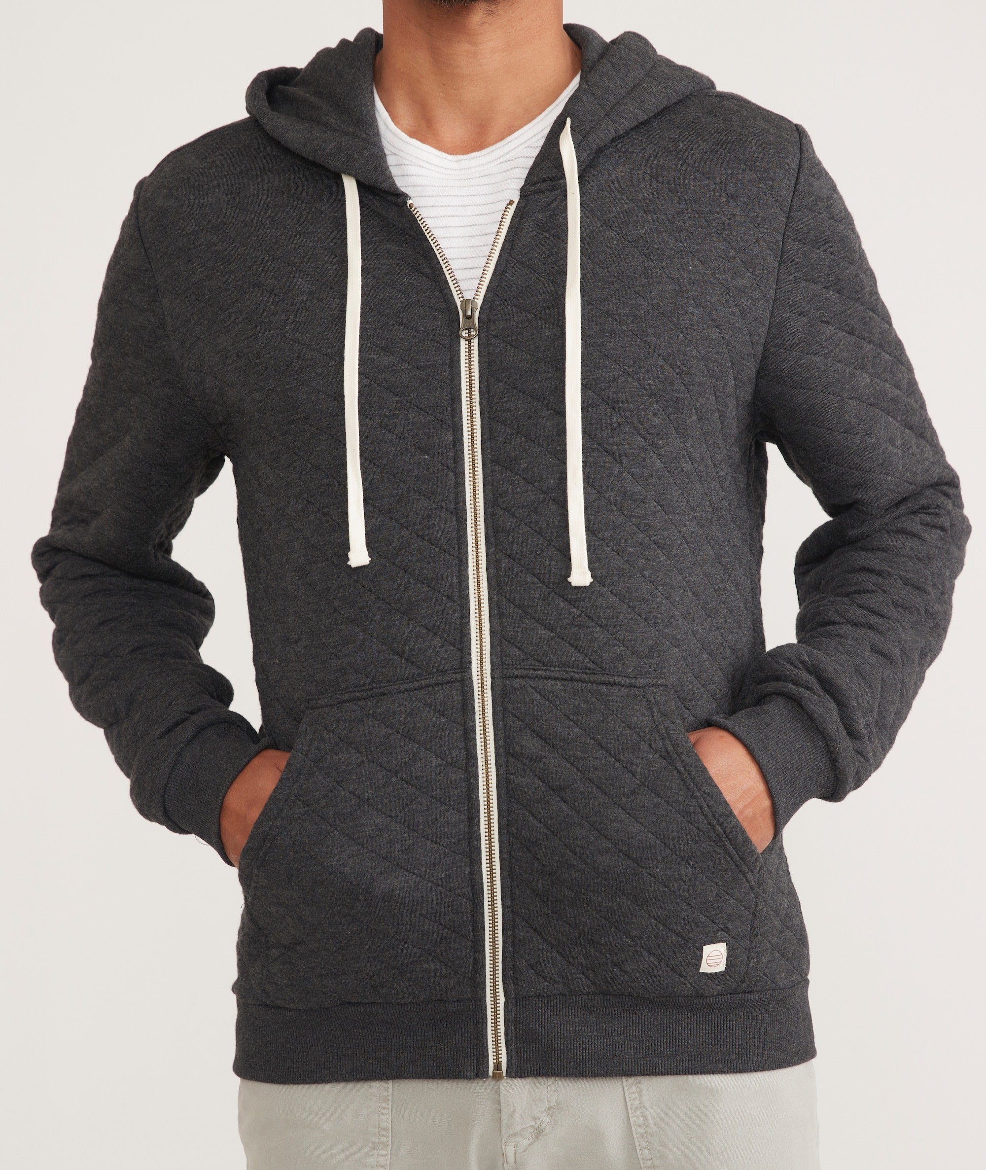 Corbet Quilted Full Zip Hoodie