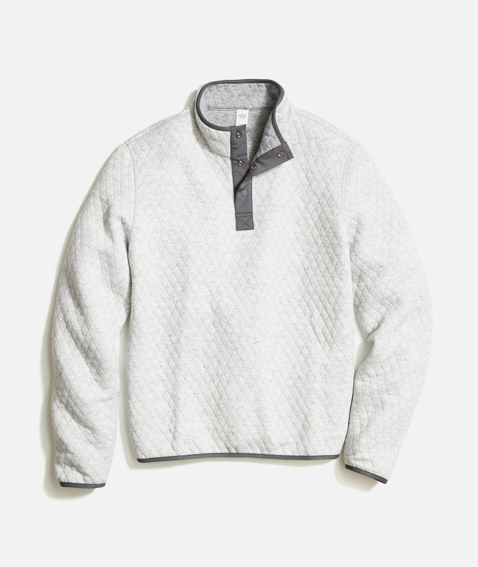 Corbet Quilted Reversible Pullover